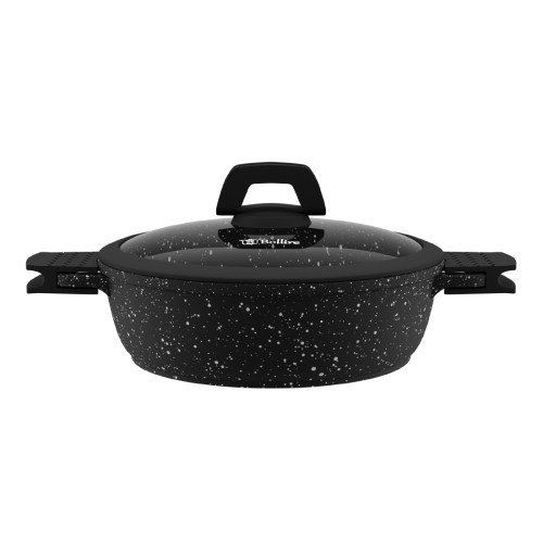Hautatud pann TORINO 24 cm eemaldatavate sangade ja kaanega BR-1614